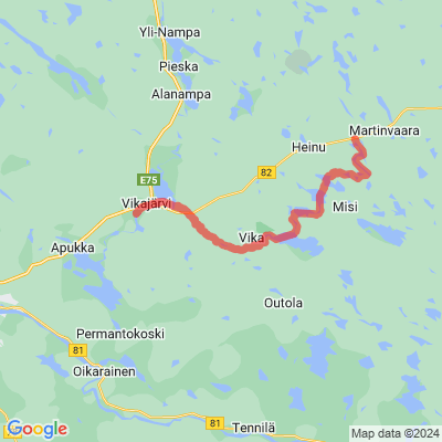 Kalliosalmi - Olkkajärvi vesiretkeilyreitti