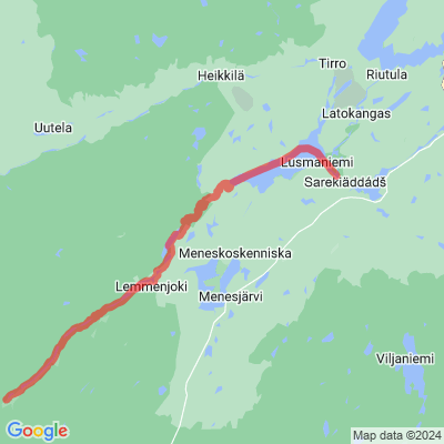 Solojärvi - Muddusjärvi - Njurkulahti vesiretkeilyreitti