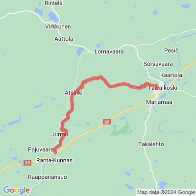 Melontareitti Taivalkoski-Jurmu