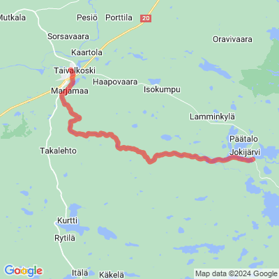 Melontareitti Jokijärvi-Taivalkoski