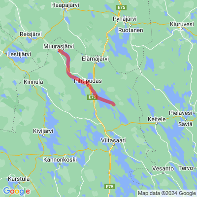 Melontareitti Muurasjärvi-Pihtipudas-Viitasaari (Pihtipudas)