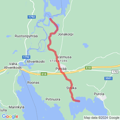 Pyhtäänhaaran reitti