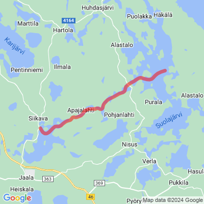 Niskajärvi-Iso-Ruhmas reitti