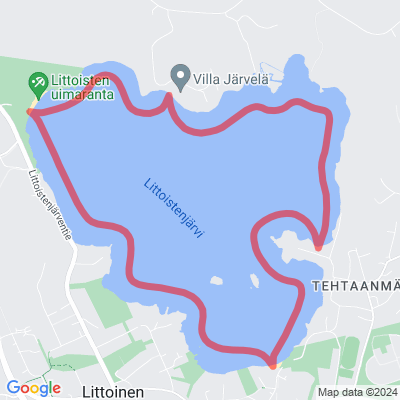 Littoistenjärven melontareitti