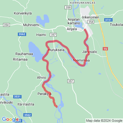 Kymijoen reitti, Inkeroinen-Talluslahti