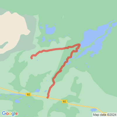 Luomusjärvi pyöräilyreitti