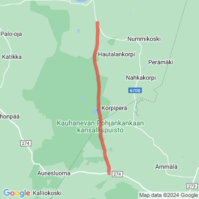 Pohjankangas ym. pyöräilyreitit