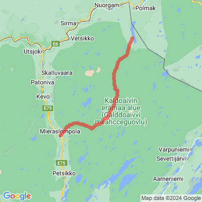 Mieraslompolo - Pulmakjärvi pyöräilyeitti