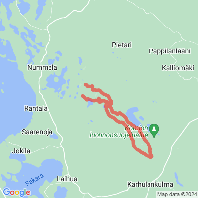 Komion pyöräilyreitti© Metsähallitus, 2024