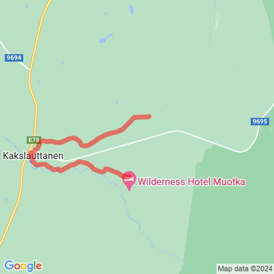 Kiilopää-Kakslauttanen-Muotkanmaja pyöräreitti