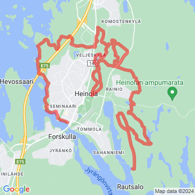 Maastopyöräreitti