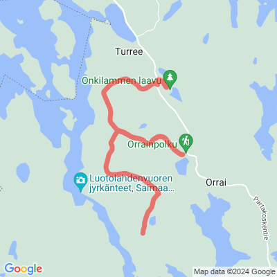 Orrainpolun retkipyöräilyreitti