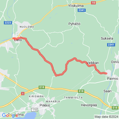 Yhdysreitti Lieto-Hepojoki-Paimio