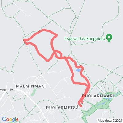 Espoon Keskuspuisto / Maastopyöräilyreitti (4,2 km)