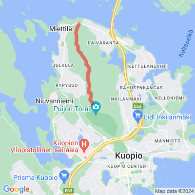 Puijon maastopyöräreitit