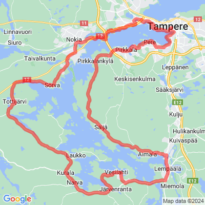 Pyhäjärven maisemareitti ja Pyhäjärven kierros