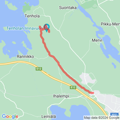 Talvipyöräilyreitti 6,5km