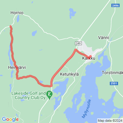 Ellivuori-Ritajärvi-pyöräilyreitti