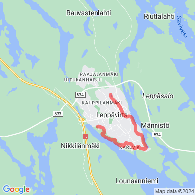 Kirkonkylän maastopyöräreitti