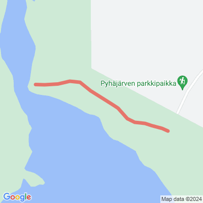 Pyhäjärven vaativa esteetön reitti