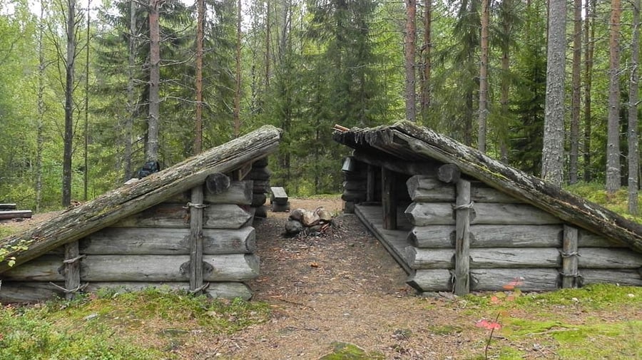 Petrankoski uittomiesten laavu