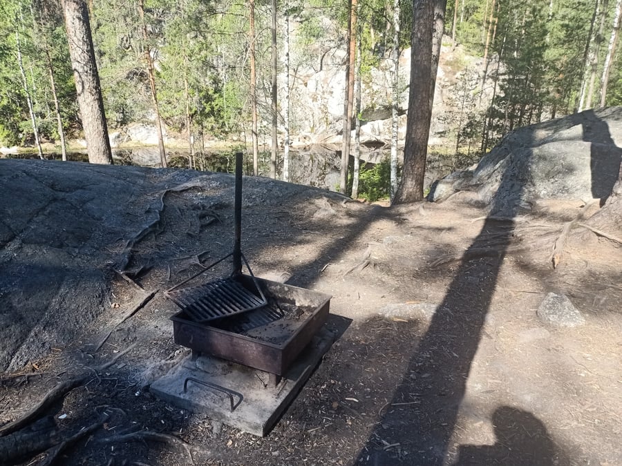 Mustalammen tulentekopaikka