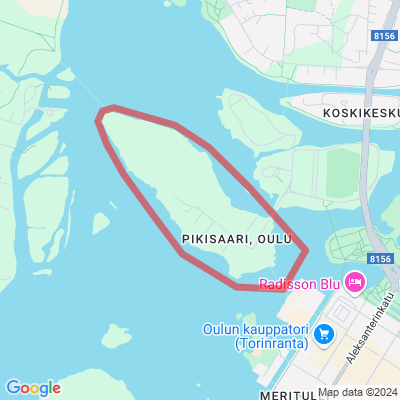 Pikisaaren kierros 2,5 km, Oulu