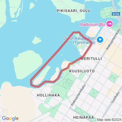 Hollihaan kierros 2,5 km, Oulu