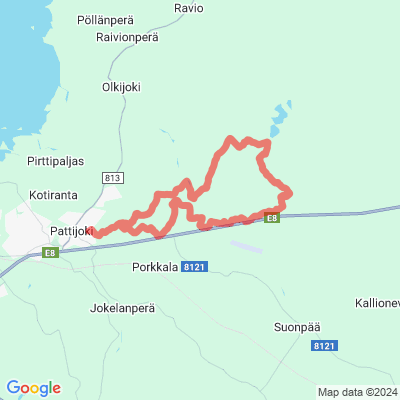 Hummastinvaaran maastopyöräreitit 25 km, Raahe