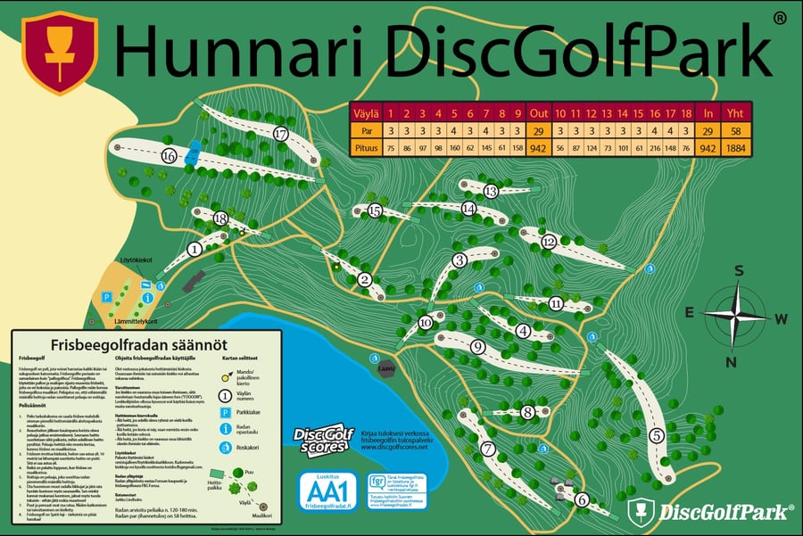 Hunnari DiscGolfPark