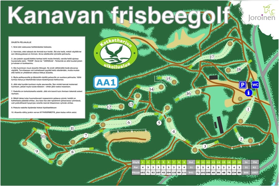 Kanavan frisbeegolfrata