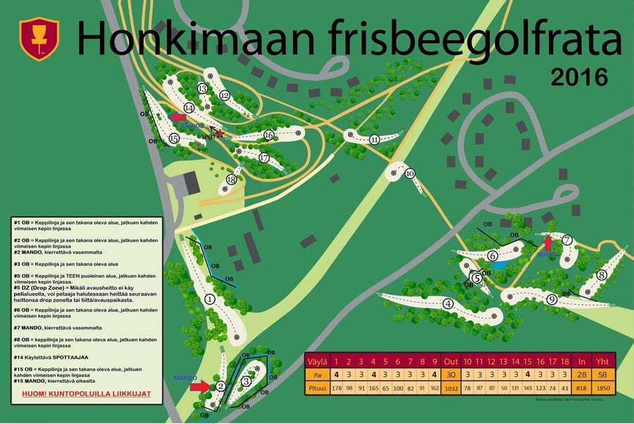 Honkimaan frisbeegolfrata