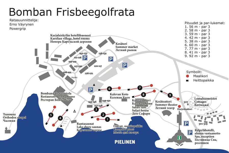 Bomban frisbeegolfrata