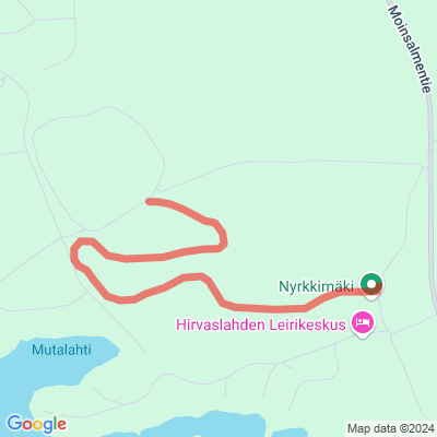 Nyrkkimäen valaistu latu