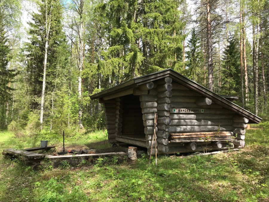 Kangasjärven laavu - Kuhmo