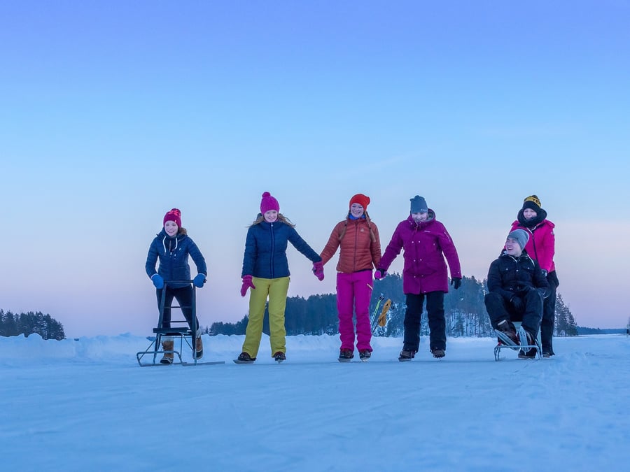 Linnansaaren talvivaellusreitti