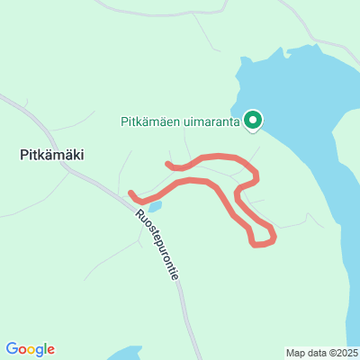 Pitkämäen valaistu latu