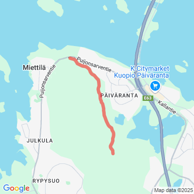 Puijonsarvi - Satulanotko ladut