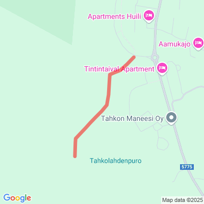 Tahkolaaksontunneli - Maisemaladun lähtö