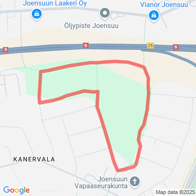Kanervalan valaistu latu
