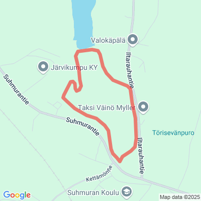 Suhmuran valaistu latu