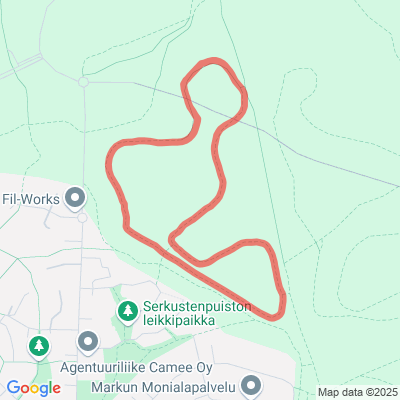 Hakuninmaan rullasuksirata 2 km