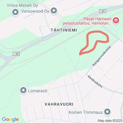 Jyrängön valaistu latu