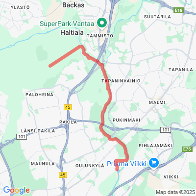 Pikkukosken uimaranta - Paloheinä latu 7,9 km