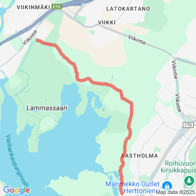 Kivinokka-Viikki latu 4,3 km