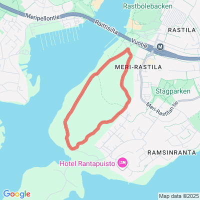 Meri-Rastilan latu 2,6 km