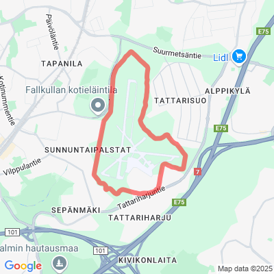 Malmin lentokentän latu 5,7 km