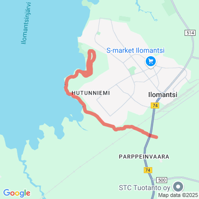 Liikuntahallin ja uimahallin yhdyslatu, Pappilanvaaran lenkki