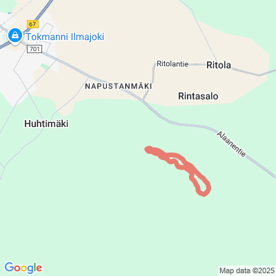 Palonkylän valaistu latu