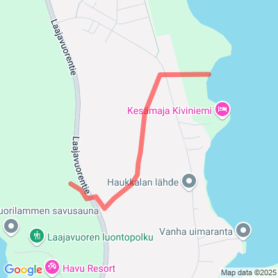 Laajavuori-Tuomiojärvi yhdyslatu